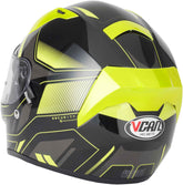 Vcan H128 Full Face Motorcycle Helmet - Helvet Yellow